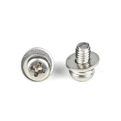 Metrische M4 X 12 mm Pan Head Phillips-schroeven voor installatie van zonnewaterverwarmers