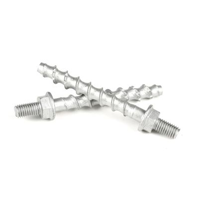 Zinc Antirust Coating Double Headed Anchors Metselwerk Schroef SS410 Roestvrij staal Beton Schroef Bolt Anker