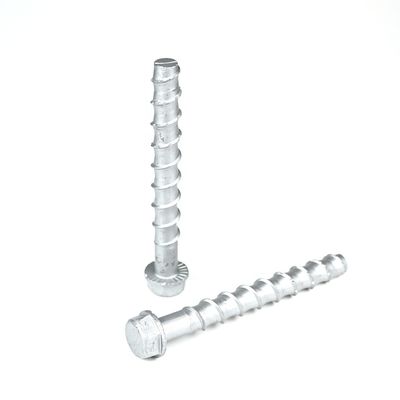 5/8x6'' roestvrij staal hex- zelfkoppelende betonnen schroefverankeringsbouten voor het bevestigen van beveiligingsrails