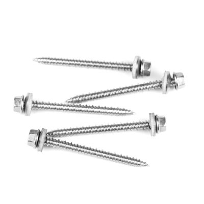 Stainless Steel Hex Head Chipboard Schroeven voor houten composietdekken Op maat en metric