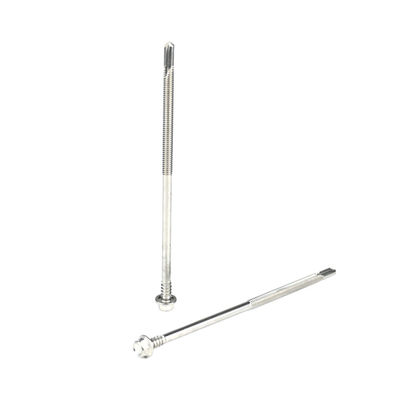 Torx Drive Dubbeldraad Ss410 Roestvrij staal zelfborende schroeven 5 punt Hex hoofd