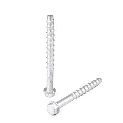 Grote diameter metselwerk schroeven standaard koolstofstaal hex ankerbout voor veiligheid kegels