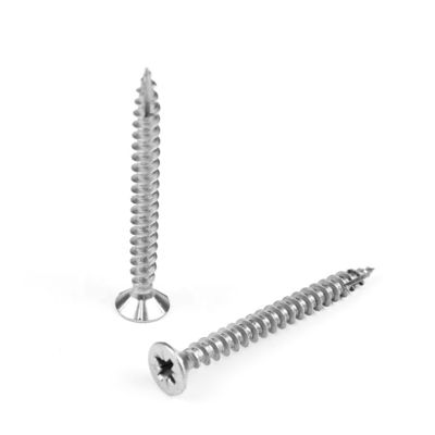 Pozi Double Flat Head 316 Stainless Steel Chipboard Schroef voor de installatie van houten dekken