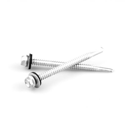 Roestvrij staal flens Hex Bi-Metal zelfboren Tapping schroeven Parafuso Inox Perfect