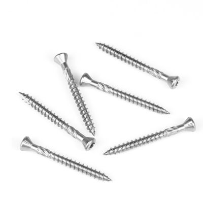 Plain roestvrij staal A2 Decking schroeven Trim Head Torx Chipboard Schroef ISO Standard