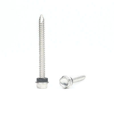 Roestvrij staal ST6.3*55mm Flange Hex Self Tapping Screw Parafuso Auto Atarraxante