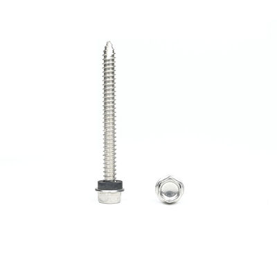 Roestvrij staal ST6.3*55mm Flange Hex Self Tapping Screw Parafuso Auto Atarraxante