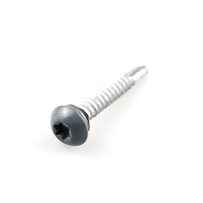 Zelfborende schroef 12 Bimetalen schroef met Epdm wasmachine Bi-metalen kleur gecoate Torx Pan hoofd