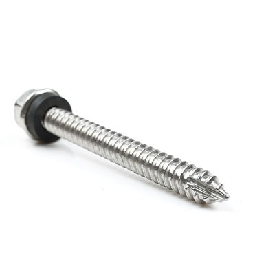Roestvrij staal ST6.3*55mm Flange Hex Self Tapping Screw Parafuso Auto Atarraxante