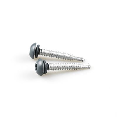 Zelfborende schroef 12 Bimetalen schroef met Epdm wasmachine Bi-metalen kleur gecoate Torx Pan hoofd
