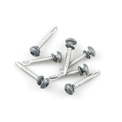 Zelfborende schroef 12 Bimetalen schroef met Epdm wasmachine Bi-metalen kleur gecoate Torx Pan hoofd
