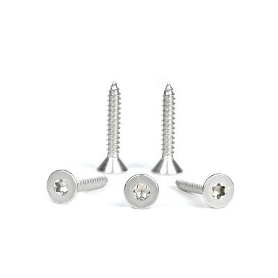 Metrische roestvrij staal ST4.8*30mm Flat Torx Head zelfboor schroeven Sus316 scherp punt zelfboor schroef