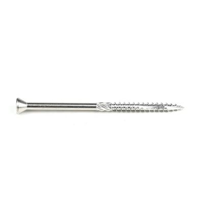 100% QC Test INCH Hout schroef voor deur trim Flat Head Torx Recess gedeeltelijke draad