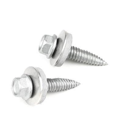 Zitplaats bevestiging zelfkoppelend hex flens wasser schroef ST6.0 25 mm met plat hoofd