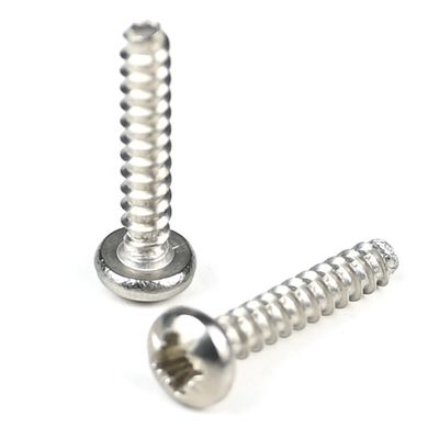 Stainless Steel zelf-oppen schroeven M3.5x18mm met Pozidriv Drive en Plain Finish