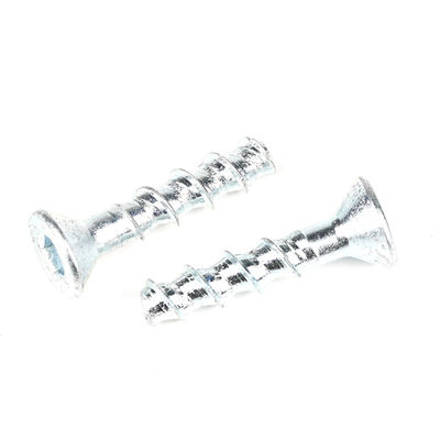 Metselwerk Zinkplatering 50mm M8 Staal Hex Socket Countersunk Flat Head Bolts voor duurzaam