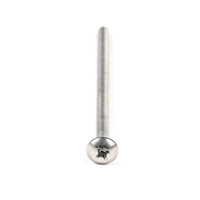 ISO-standaard ZINK Finish M4 Knop Phillips Machine Head Schroef 65 mm roestvrij staal SS304