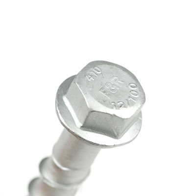 Hex Flange Drive Carbon Steel M12x100mm Betonschroeven voor zware toepassingen