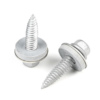 Hex flenskop Bimetalen droogwandschroef voor snelle en gemakkelijke douche deur installatie