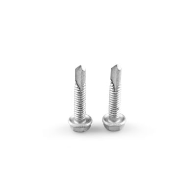 Gepersonaliseerde DIN7504K Flangen Hex Head Bi-metalen zelfborende schroeven 4.8x25mm Standard