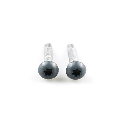 Kleurgeschilderde Torx Pan hoofd roestvrij staal 304 Bimetal zelfboren schroef met Epdm wasser