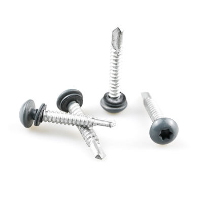 Metrische Torx Pan Hoofd Zelfboren Tapping Schroef Roestvrij staal Bimetalen Schroef Met Epdm Wasser