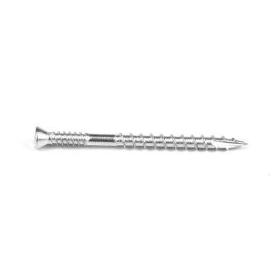 SS316 Type 17 Ribs Square Head Csk Schroeven voor houten bouwwerk Gebouw Hoofdstijl Trim