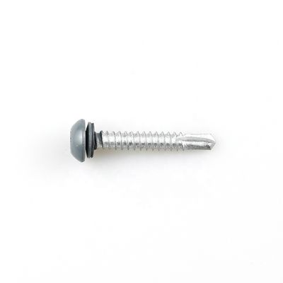 Truss hoofd zelf boor schroeven met zwarte epdm wasser en roestvrij staal torx drive