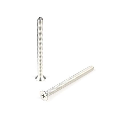 Metrische SUS316 M5 Machineschroef 70mm Flat Phillips Din965 voor zonne-waterverwarmer