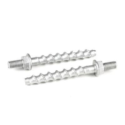 Zinc Antirust Coating Double Headed Anchors Metselwerk Schroef SS410 Roestvrij staal Beton Schroef Bolt Anker