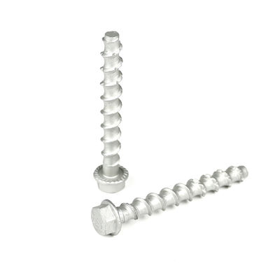 Mechanische zelfborende ankerbout Hex-flens Betonbout M8 voor zwaar werk 410 SS
