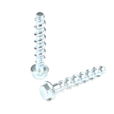 Plain Finish M8 Hex Screw Heavy Duty Self Tapping Beton schroeven Beton ankerbouten