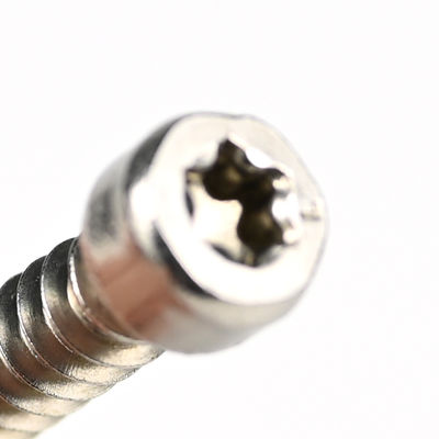 304 roestvrij staal ronde vuller hoofd schroef M6 Torx schroef met op maat gemaakte ondersteuning