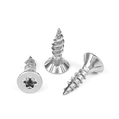 Parafusos Inox Double Cuntersunk Head Torx Chipboard Schroef voor roestvrij staal dek
