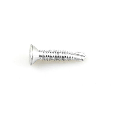 Roestvrij staal 410 316 Bi-metaal platkop Phillips zelfborende schroef ST4.8x25