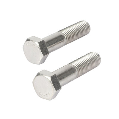 A2-70 roestvrijstalen bouten M6*30 gedeeltelijk gegraven Din931 Hexagonale bouten