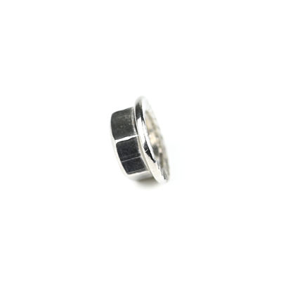 Aanpasbaar Din6923 A2 roestvrij staal zeshoekige flensnoot M6 1 mm