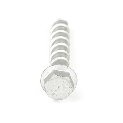 Zware betonnen schroefbout met ZINC-afwerking en 90 mm lengte in metrische metingen
