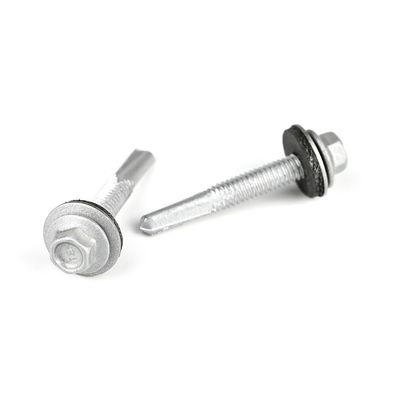 Ss304 Bimetalen boorschroef DIN7504K Flanke Zelfboorende Hexagonale Zelfboorschroef Met Epdm Wasser