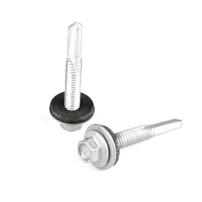 Ss304 Bimetalen boorschroef DIN7504K Flanke Zelfboorende Hexagonale Zelfboorschroef Met Epdm Wasser