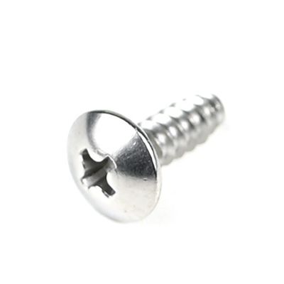 Metalen plaat zelfkoppeling schroef 12 mm met Phillips aandrijving en ronde kop