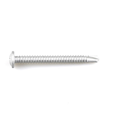 Installatie roestvrij staal SS304 Bi-metaal Bimetallic Wafer Head 60mm Lengte zelfborende schroef ST5.5 Voor metaalplaat