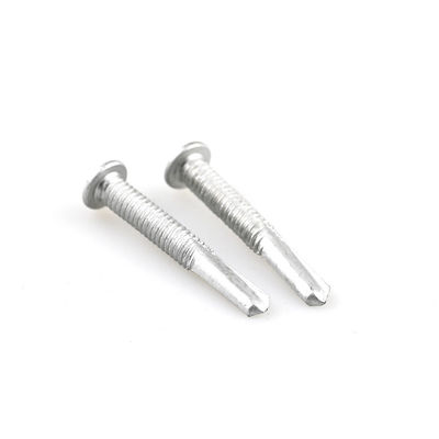Plain Finish roestvrij staal Carbon Steel Scm435 Ruspert Tek Bi Metal Wafer Head Cross Driver Drilling Screw