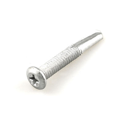 Plain Finish roestvrij staal Carbon Steel Scm435 Ruspert Tek Bi Metal Wafer Head Cross Driver Drilling Screw