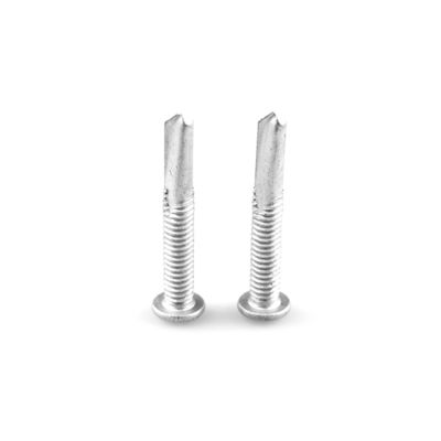 Plain Finish roestvrij staal Carbon Steel Scm435 Ruspert Tek Bi Metal Wafer Head Cross Driver Drilling Screw