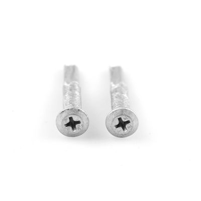 Plain Finish roestvrij staal Carbon Steel Scm435 Ruspert Tek Bi Metal Wafer Head Cross Driver Drilling Screw