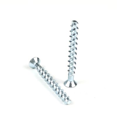 GB-standaard M10 Flat Head Beton Post Masonry Screws voor toepassing in metro-tunnels