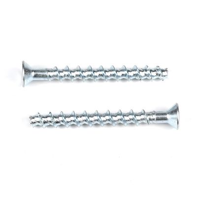 GB-standaard M10 Flat Head Beton Post Masonry Screws voor toepassing in metro-tunnels