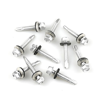 Bimetal 304 Ruspert 316 Hex Wasser Head Self Tapping Drilling Screw voor daklaagplaat
