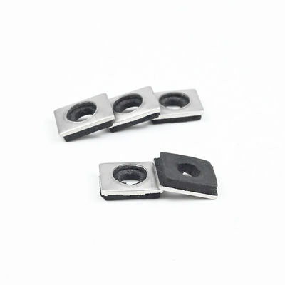 304 roestvrij staal Vierkantig Epdm dak rubber Zwart gebonden afdichting wasmachine rubber gasket